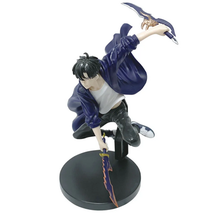 Anime Solo Leveling Figure – 18cm Sung Jin-Woo Battle Version | PVC Action Model Toy &amp; Desktop Decoration