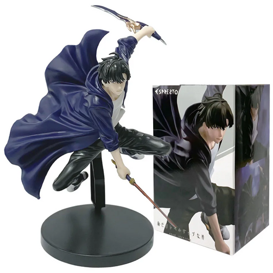 Anime Solo Leveling Figure – 18cm Sung Jin-Woo Battle Version | PVC Action Model Toy &amp; Desktop Decoration