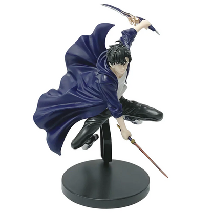 Anime Solo Leveling Figure – 18cm Sung Jin-Woo Battle Version | PVC Action Model Toy &amp; Desktop Decoration