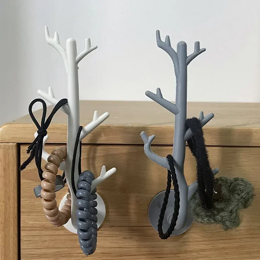 Tree Branch Wall Hook – Decorative Key Holder & Coat Rack with Adhesive Mount for Home Storage & Organization