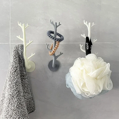 Tree Branch Wall Hook – Decorative Key Holder & Coat Rack with Adhesive Mount for Home Storage & Organization